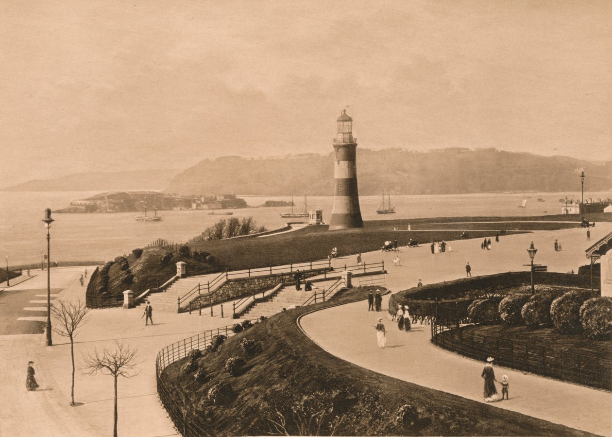 Plymouth Hoe e Sound e Boca do Tamar, 1902 de Unbekannt