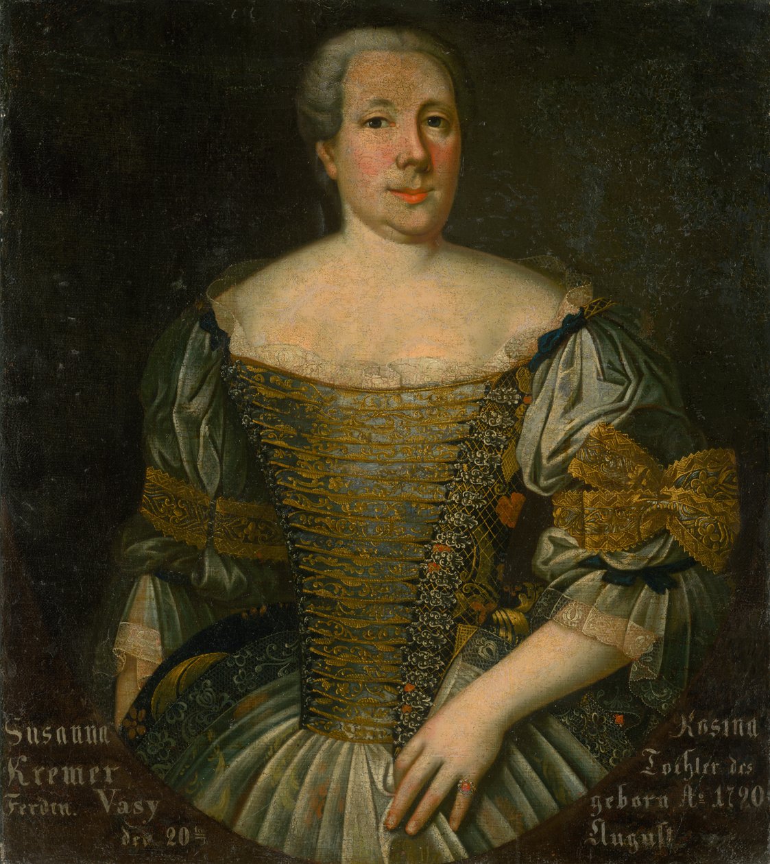 Um retrato de Zuzana Rozina Kremerová de Unbekannt