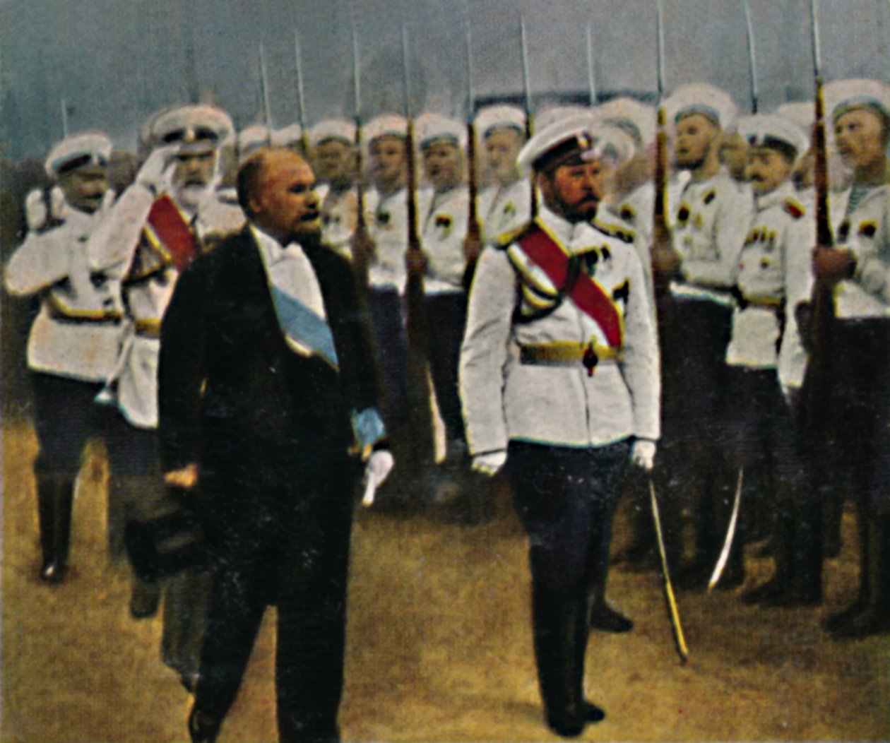 Born Poincare 1860 e o czar Nicolau II. 1868-1918, 1934. de Unbekannt