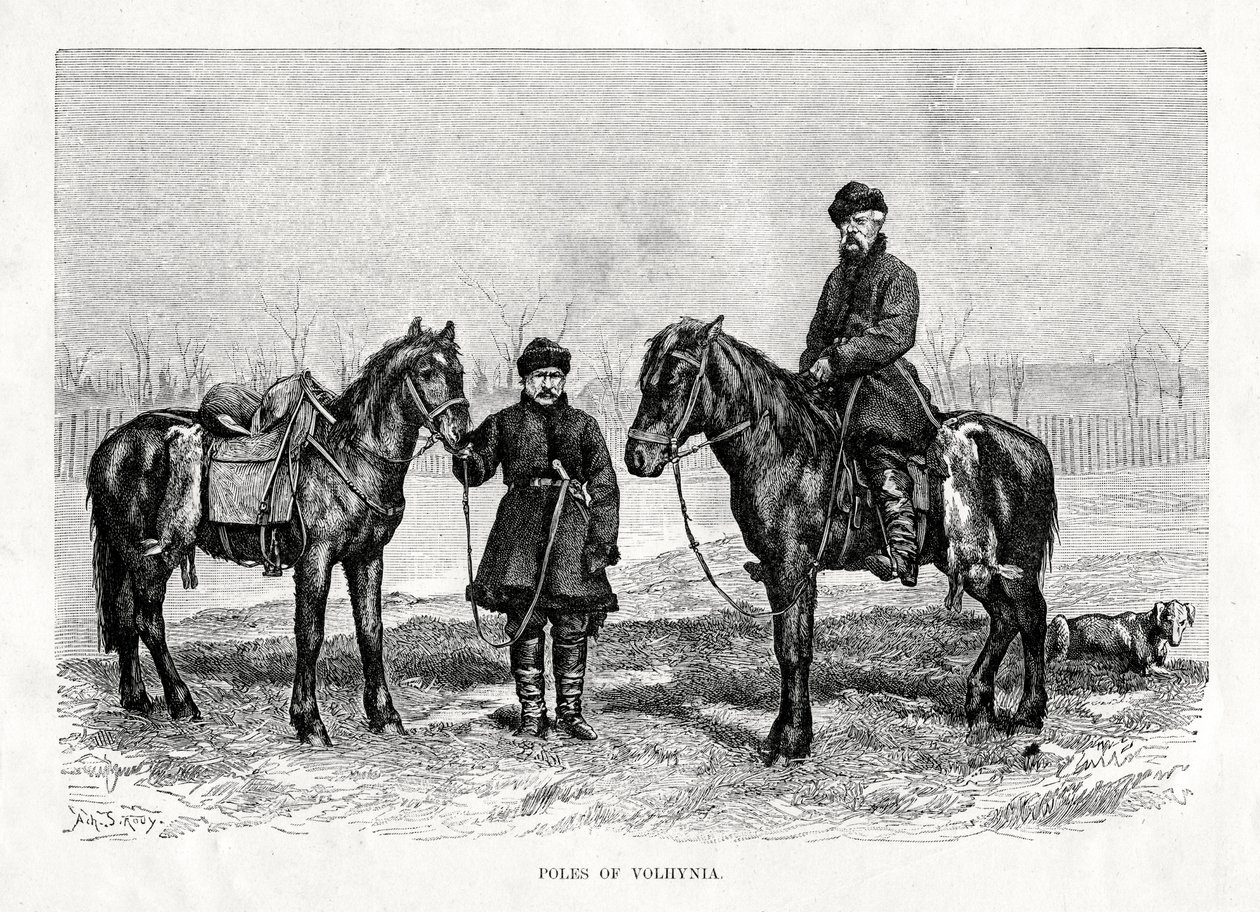 Polos de Volhynia, Ucrânia ocidental, 1879 de Unbekannt