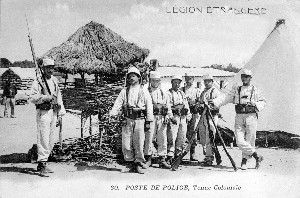 Esquadra de polícia, Argélia, 1910 de Unbekannt