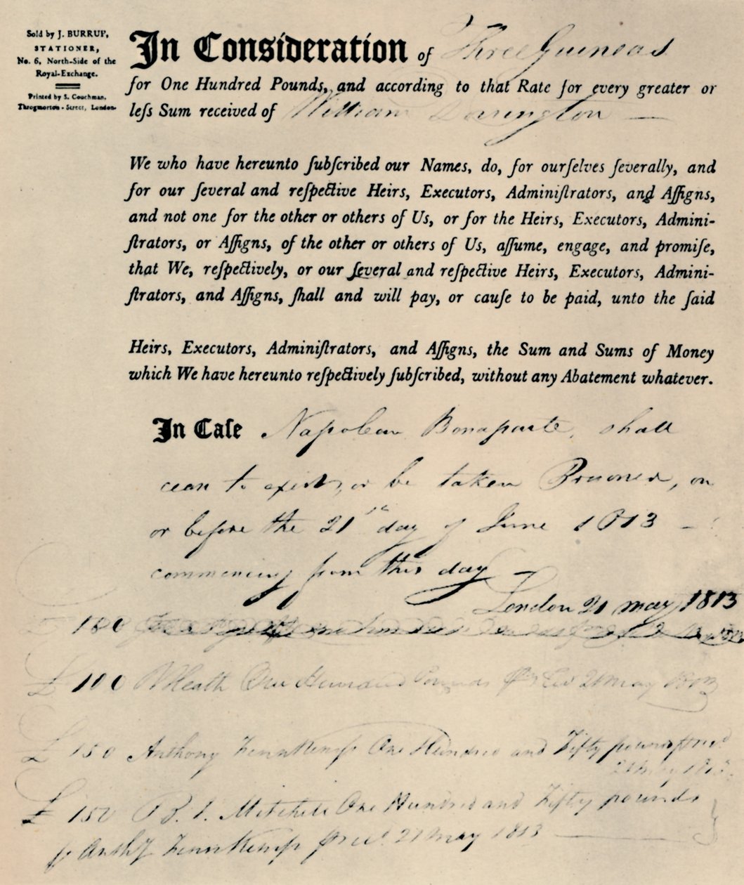 Política sobre a vida de Napoleão, 1813, 1928 de Unbekannt