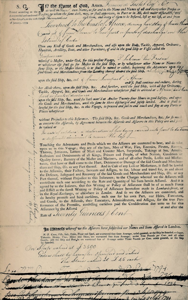 Política sobre Escravos, 1794, 1928 de Unbekannt