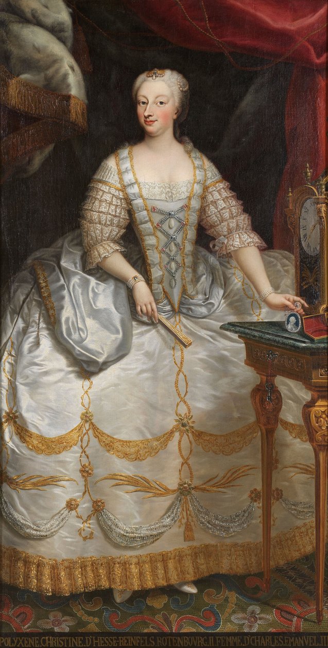 Polyxena de Hesse-Rotenburg 1706-1735, rainha da Sardenha de Unbekannt