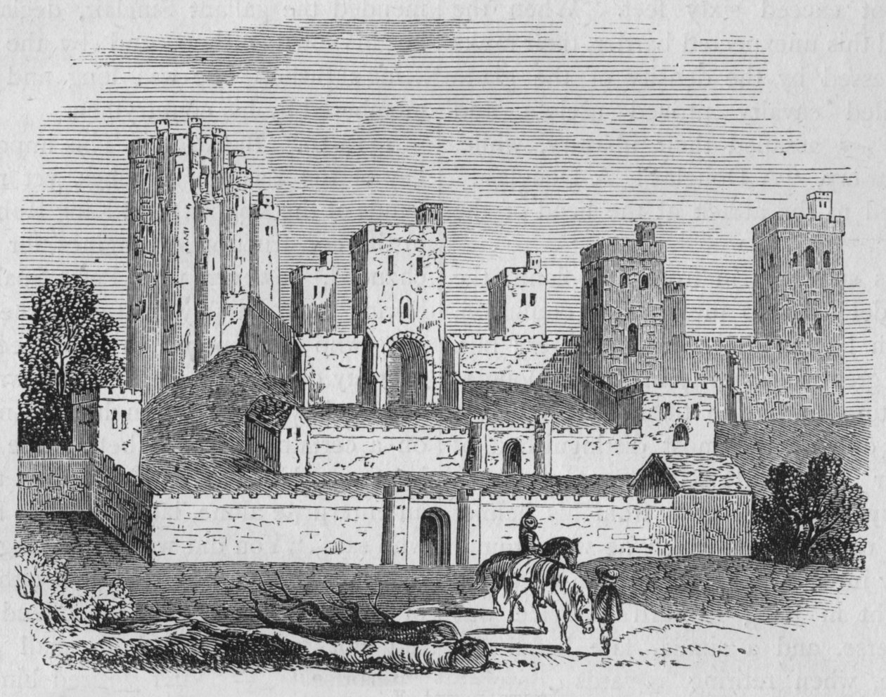 Castelo de Pontefract, c1880 de Unbekannt