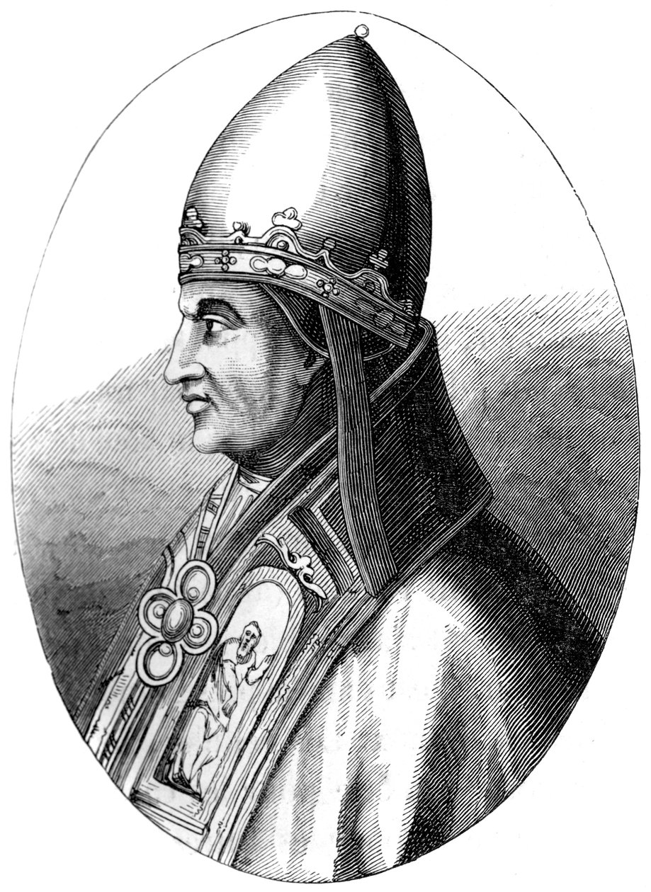Papa Gregório IX c1143-1241, 1849 de Unbekannt