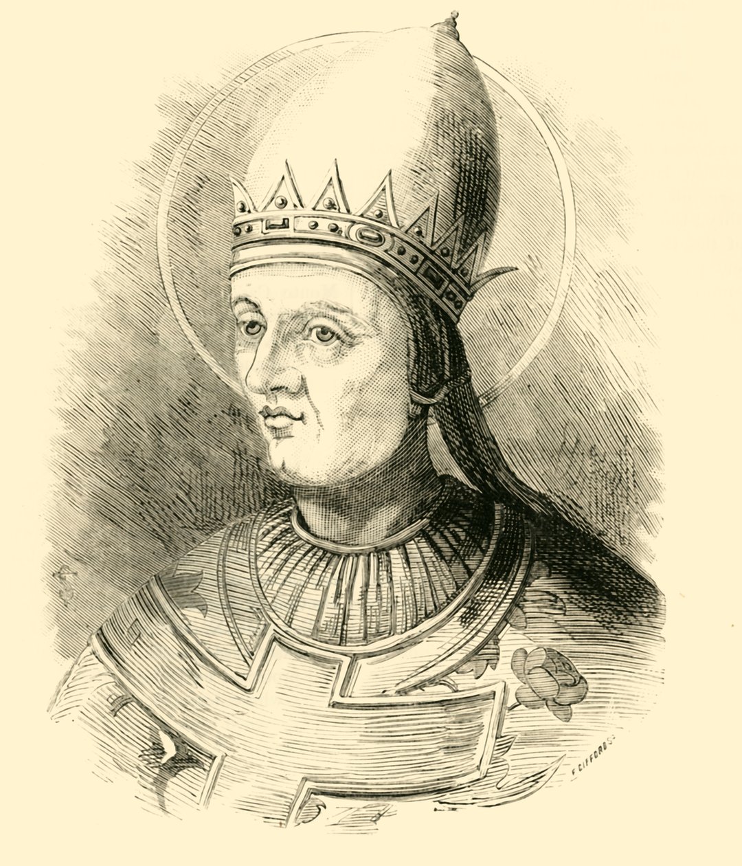 Papa Gregório VII, 1015-1085, 1890. de Unbekannt