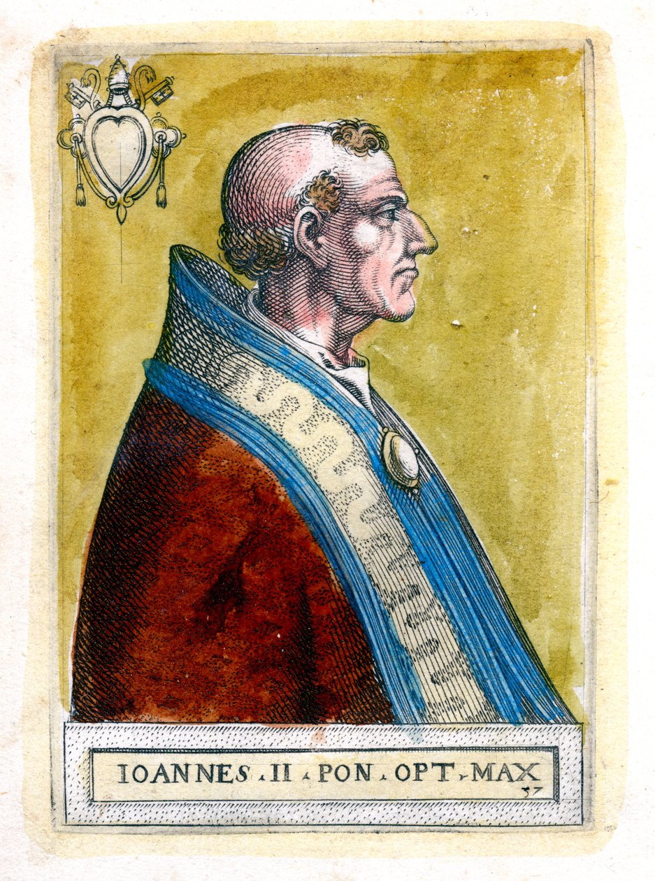Papa João II d535, século c19 de Unbekannt