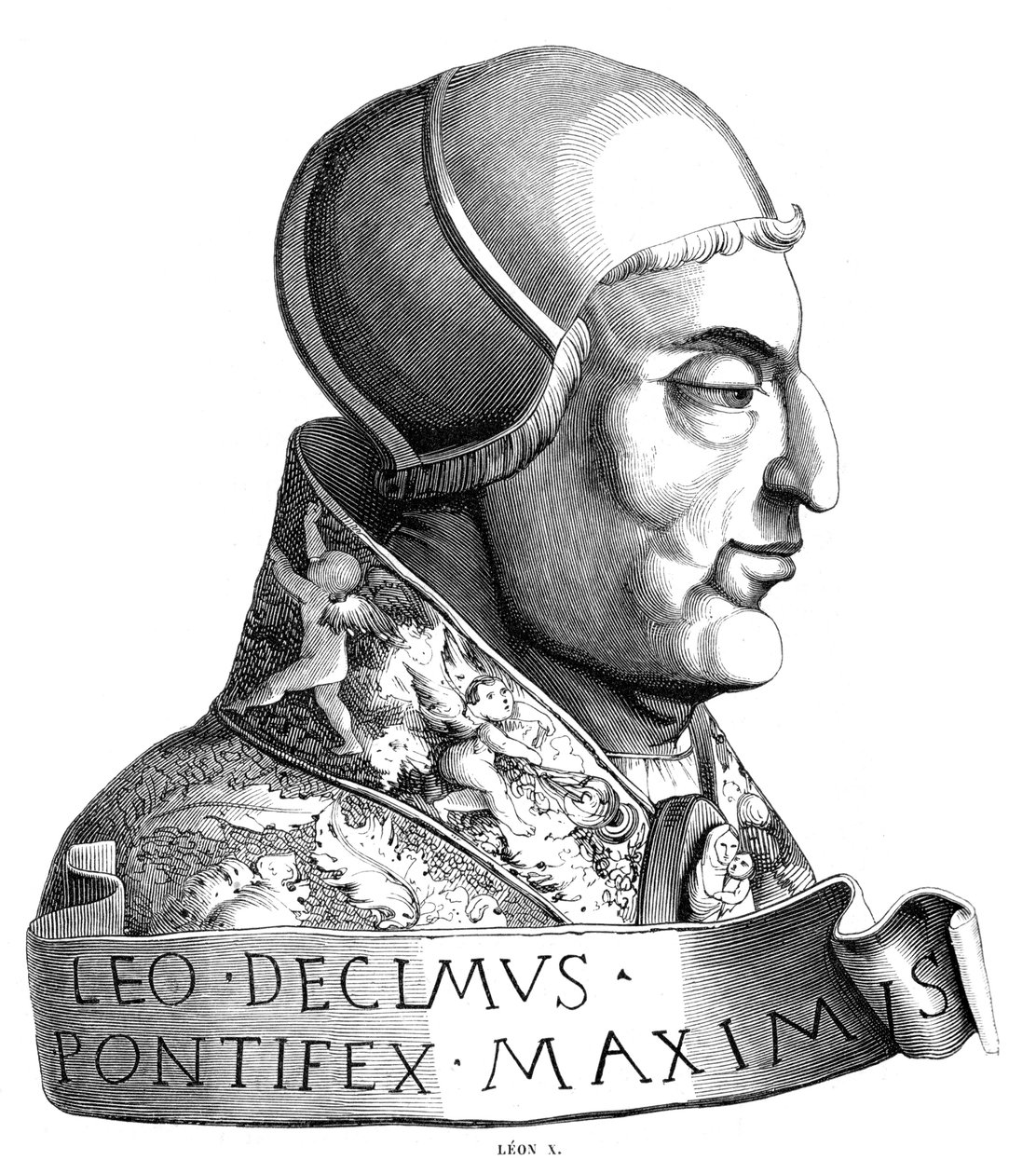 Papa Leão X 1475-1521, século XVI 1849 de Unbekannt