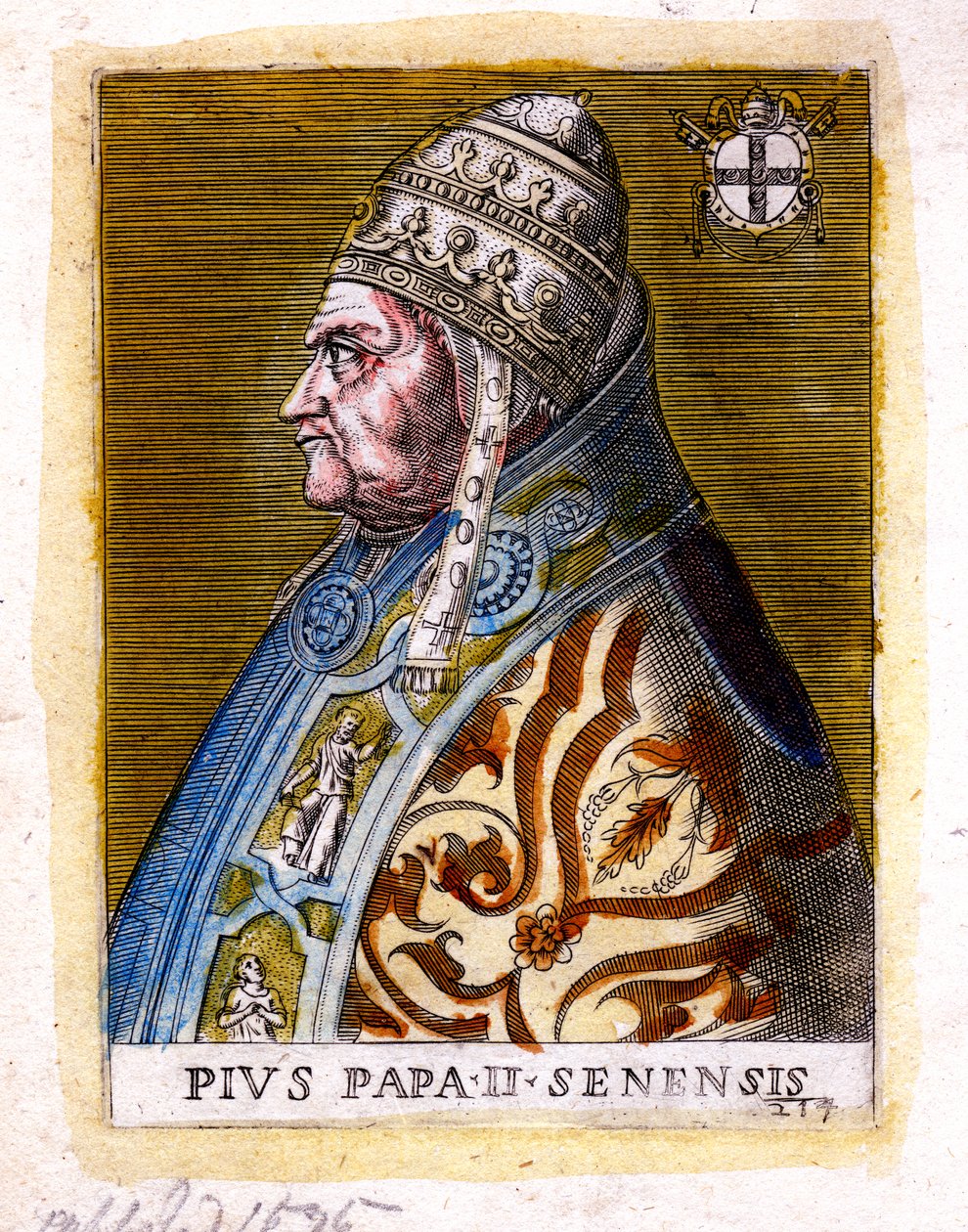 Papa Pio II, século c19 de Unbekannt