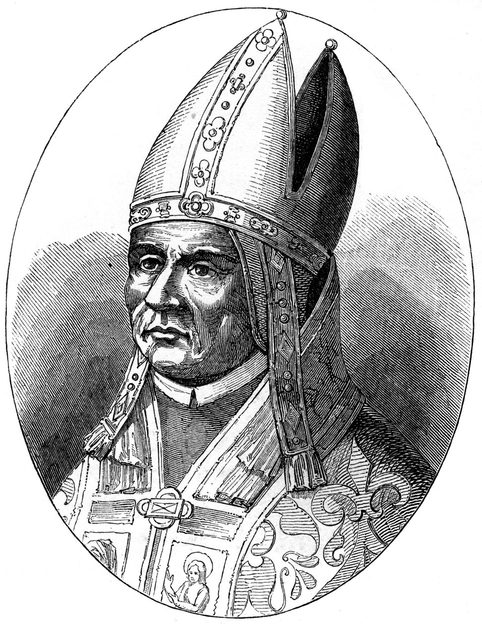 Papa Sylvester I d335, 1849 de Unbekannt