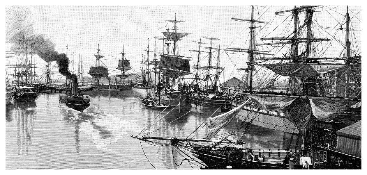 Port Adelaide, 1886 de Unbekannt