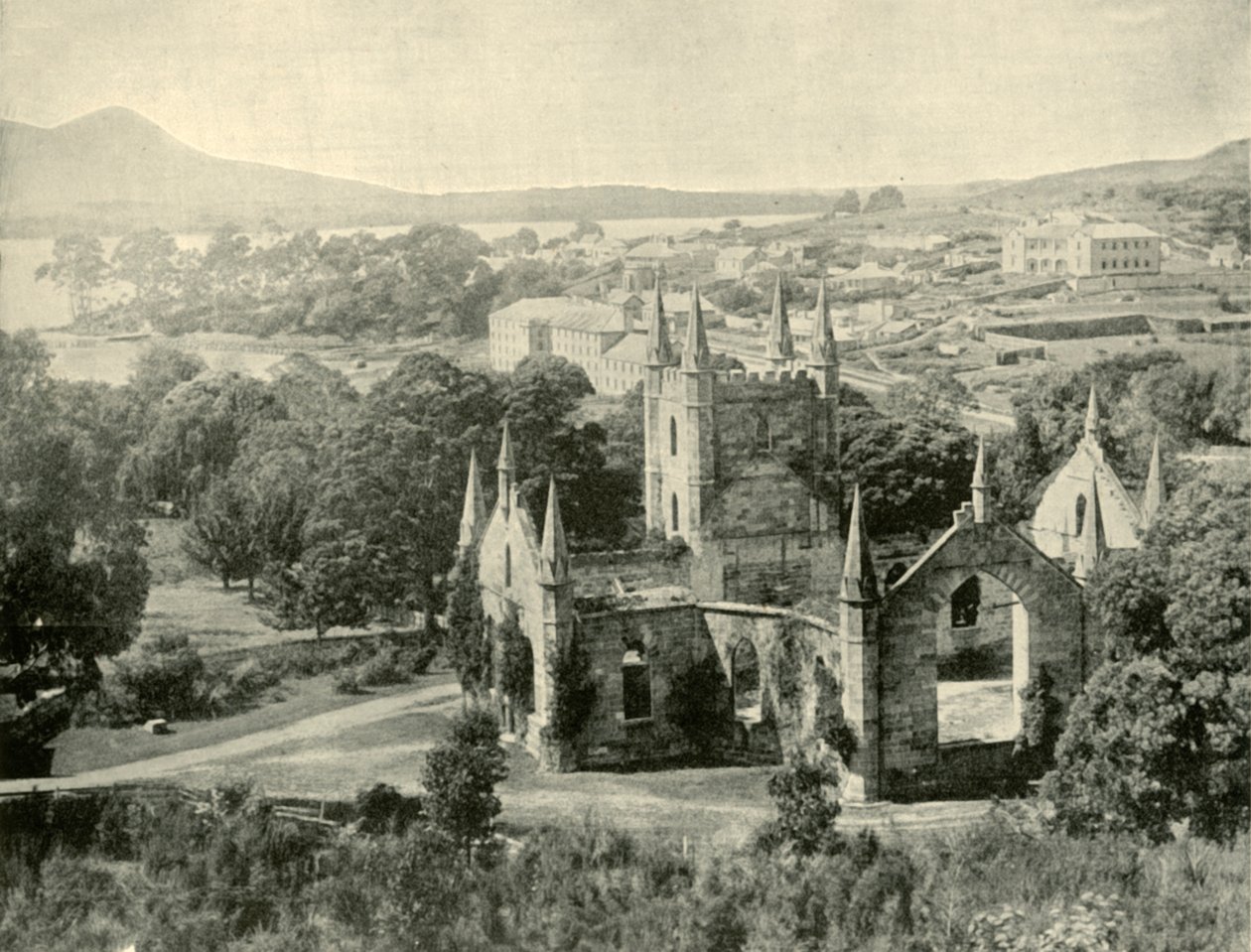 Port Arthur. Olhando para o oeste, 1901. de Unbekannt