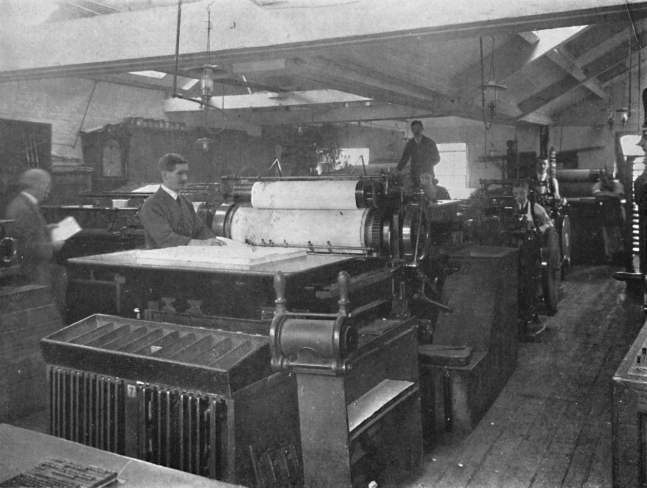 Porção da Casa das Máquinas, 1916 de Unbekannt