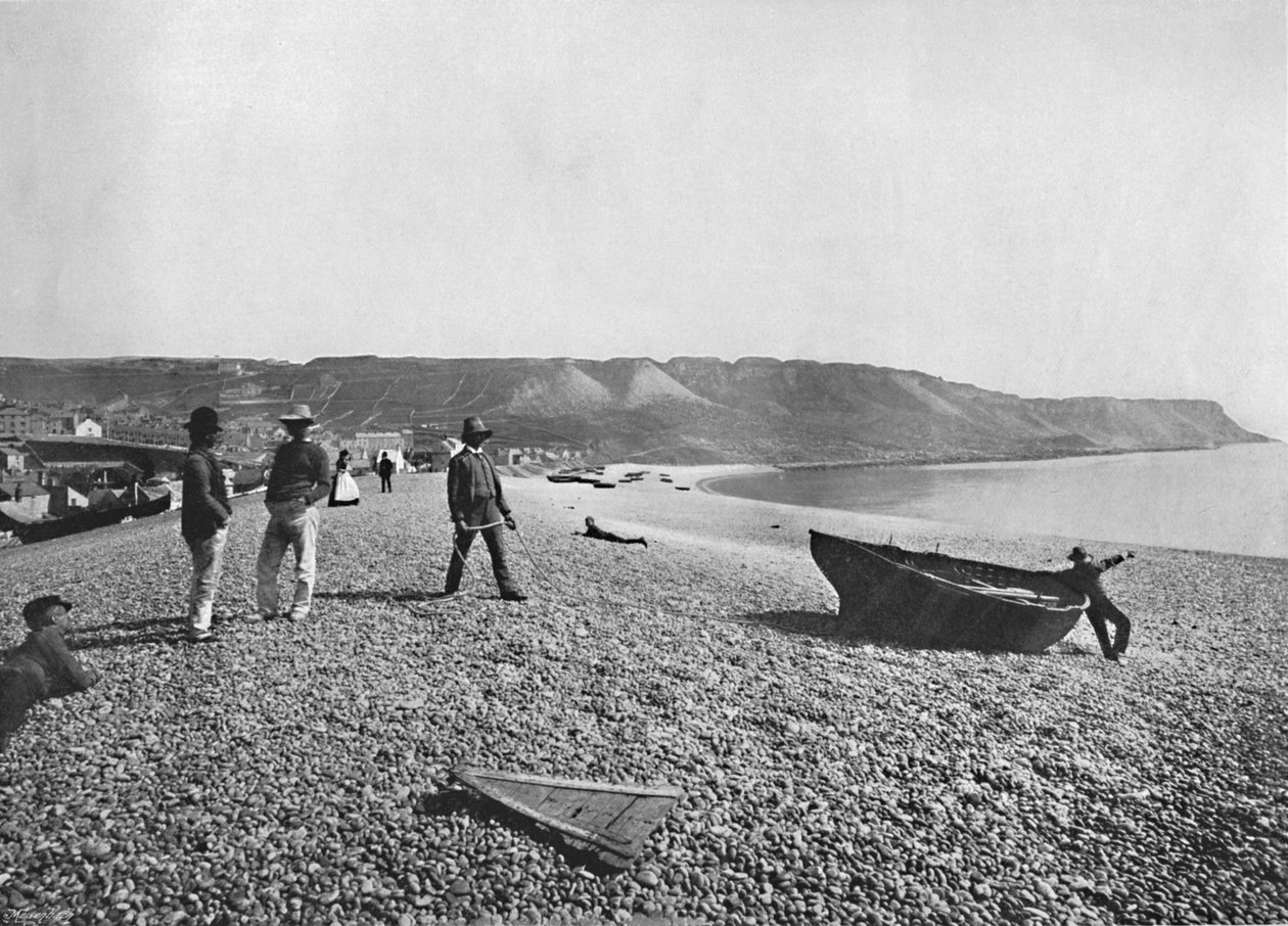 Portland - Praia de Chesil, 1895 de Unbekannt