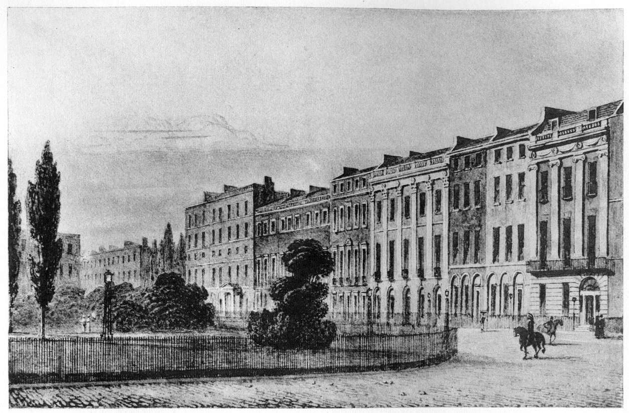 Portman Square, Londres, c1813 1907 de Unbekannt