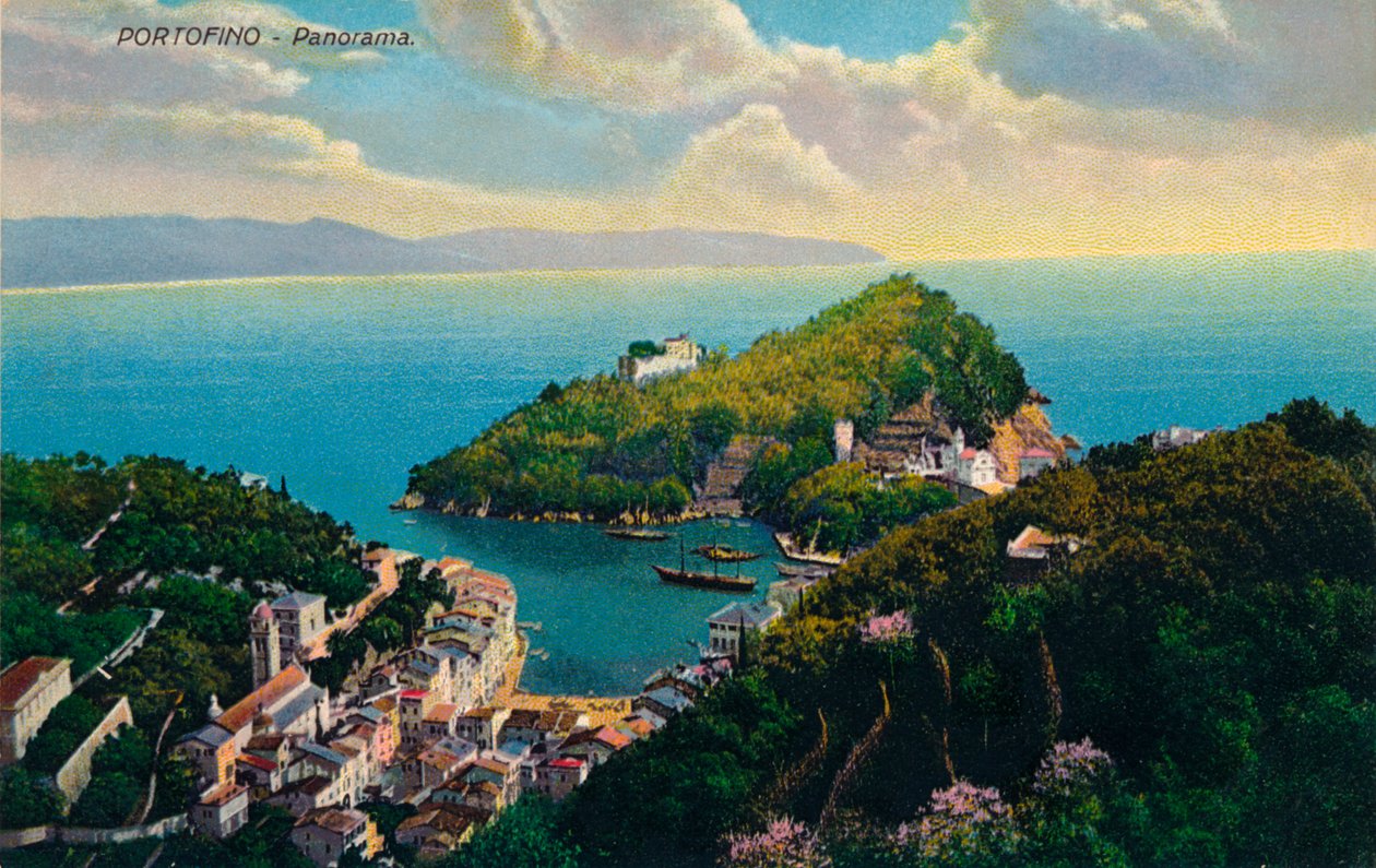 Portofino - Panorama, c1890 de Unbekannt