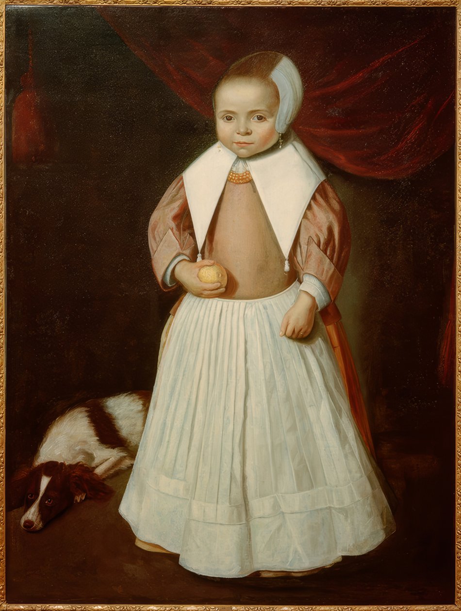 Retrato de uma menina com um limão de Unbekannt