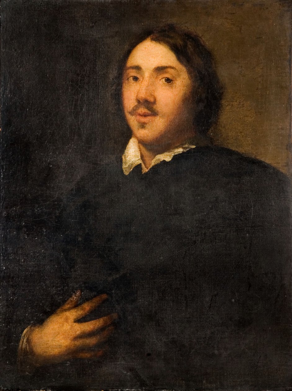 Retrato de um cavalheiro de preto, 1700. de Unbekannt