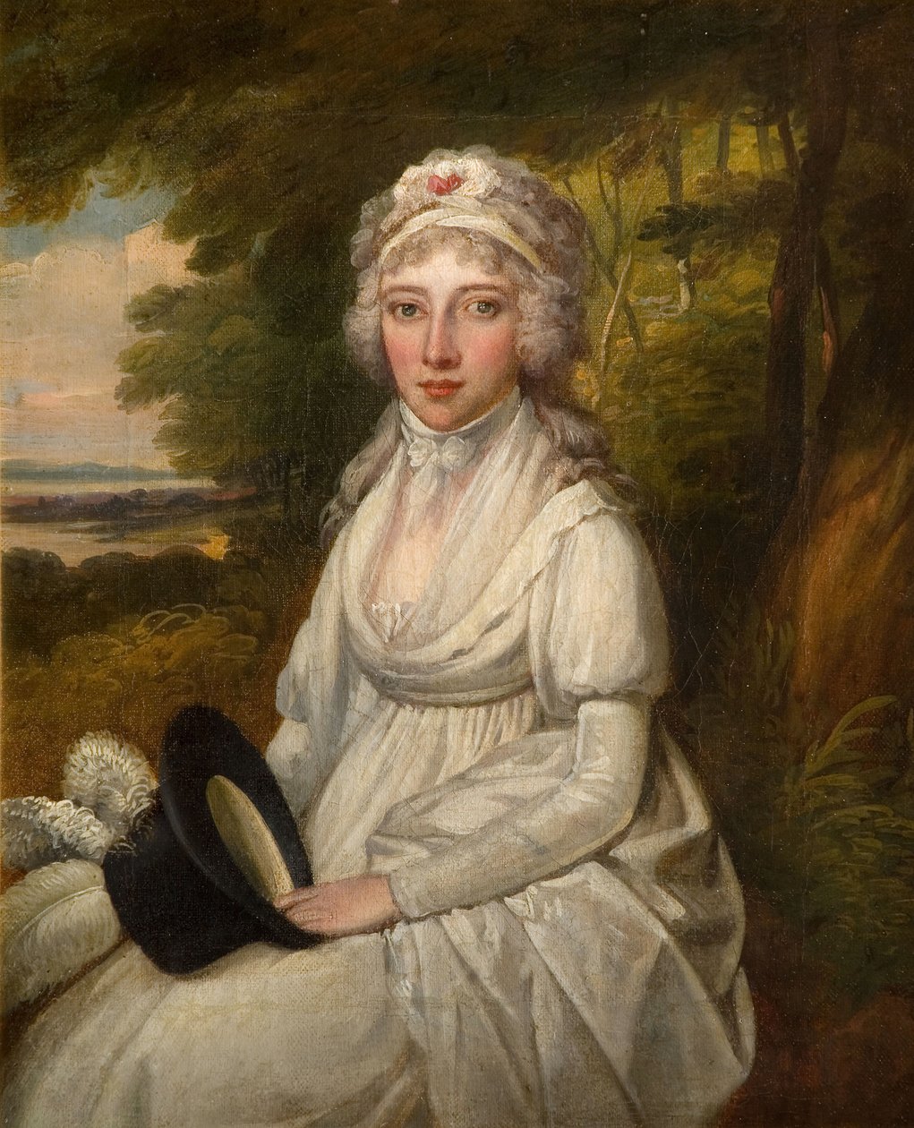 Retrato de uma senhora da família Osler, 1780-1800. de Unbekannt