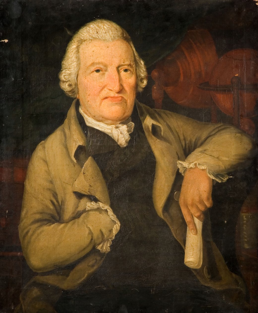 Retrato do Dr. William Bache, 1800. de Unbekannt