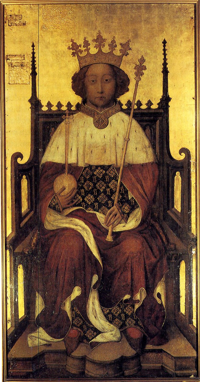 Retrato Richard II da Inglaterra, ca 1390 de Unbekannt