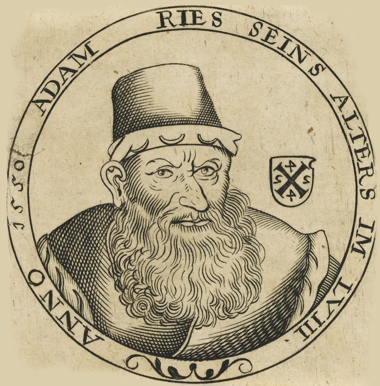 Retrato de Adam Ries 149293-1559, ca. 1600 de Unbekannt