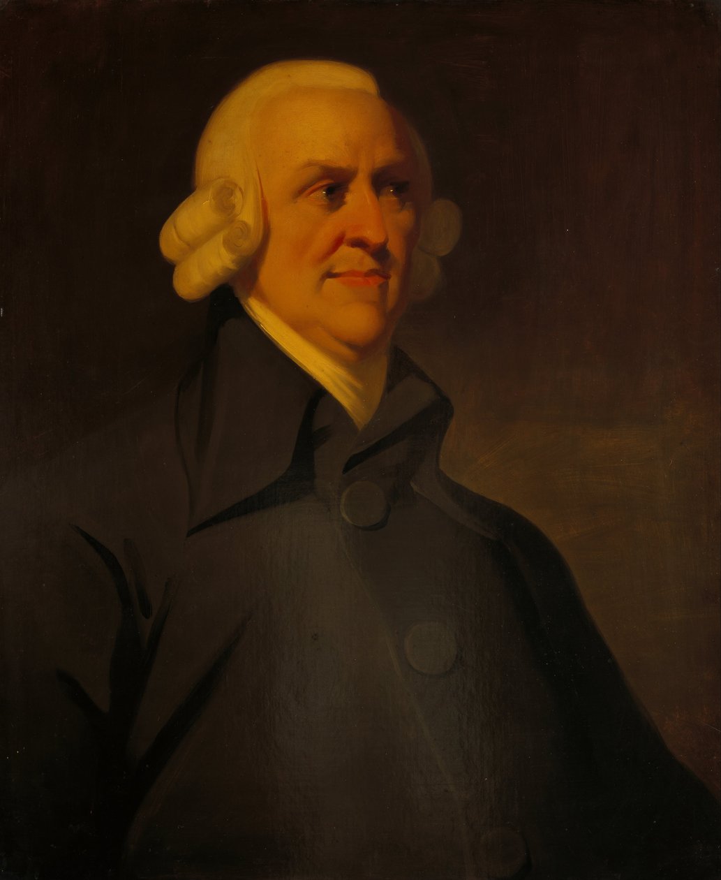 Retrato de Adam Smith 1723-1790, 1795 de Unbekannt