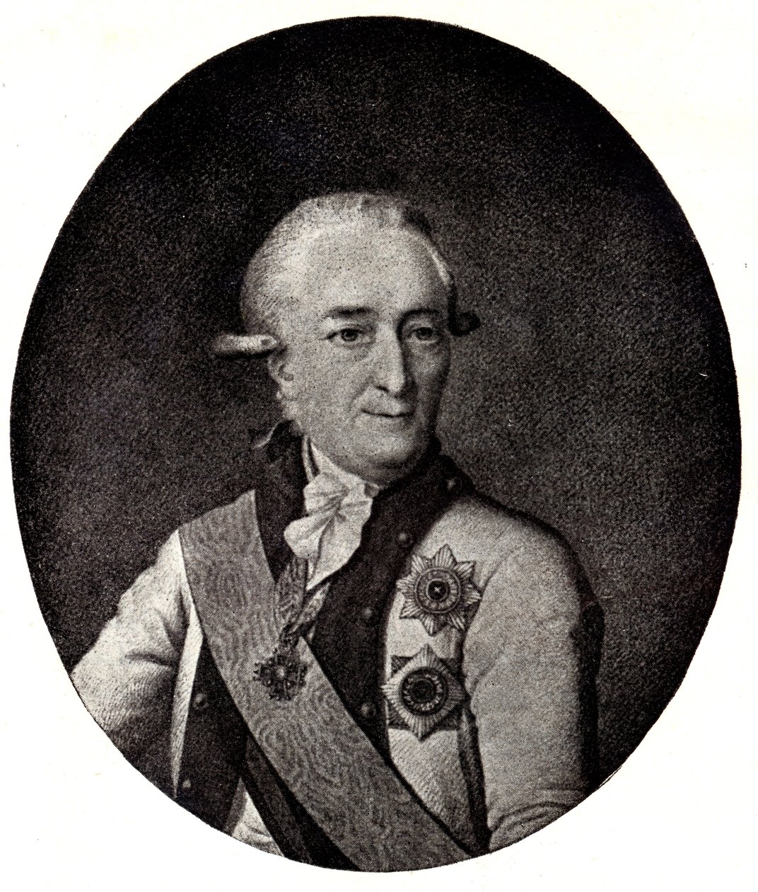 Retrato do almirante Vasiliy Chichagov 1726-1809, início do século XIX. de Unbekannt