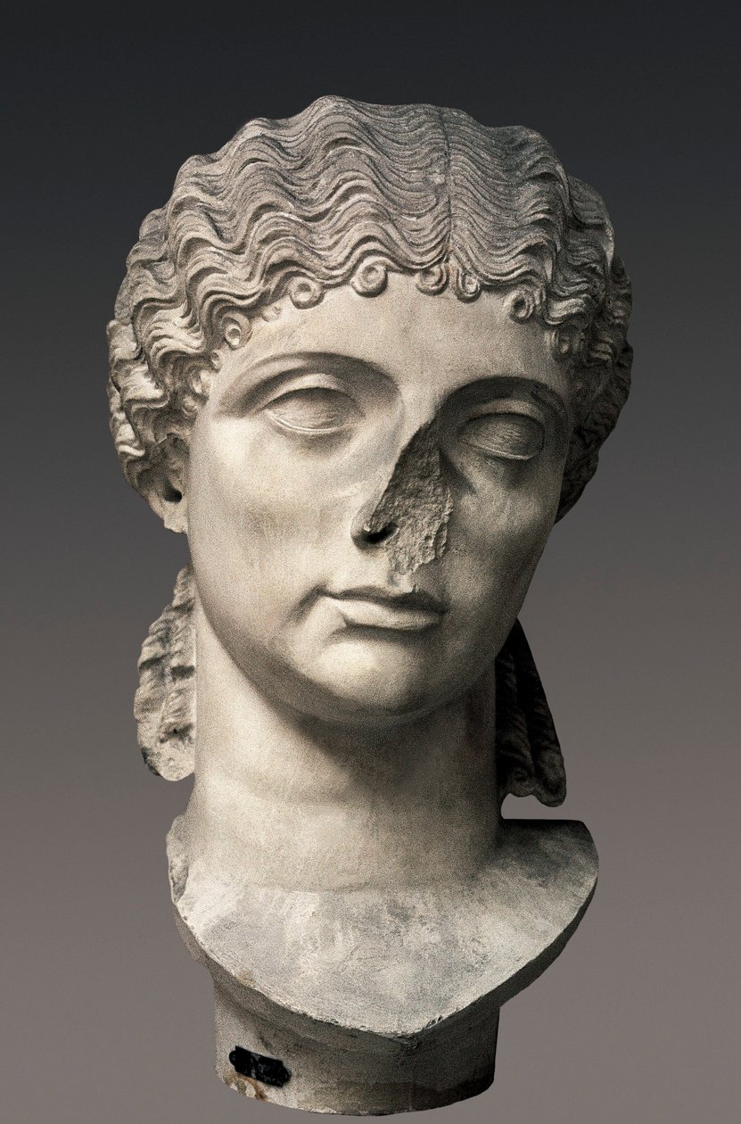Retrato de Agrippina o Ancião, escultura de Unbekannt