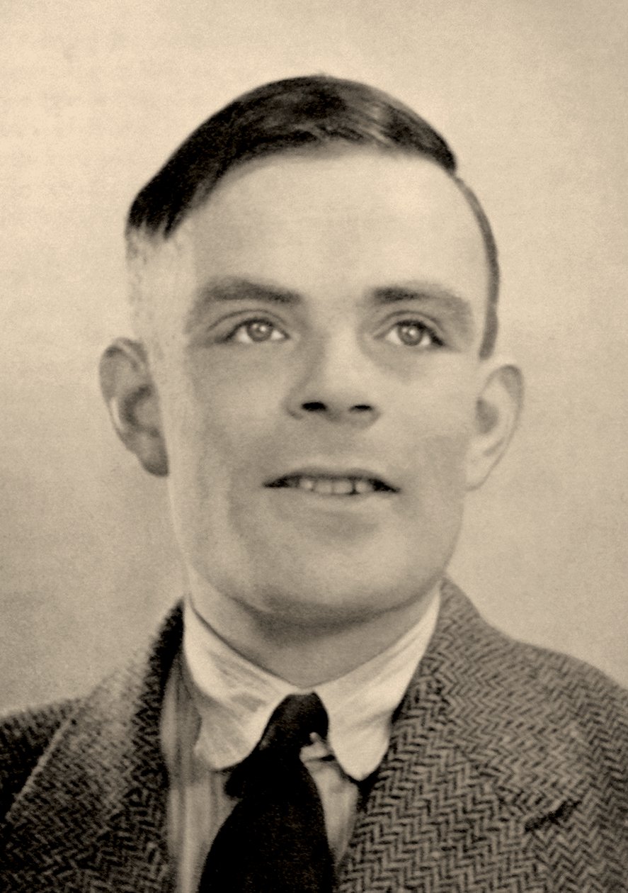 Retrato de Alan Mathison Turing de Unbekannt