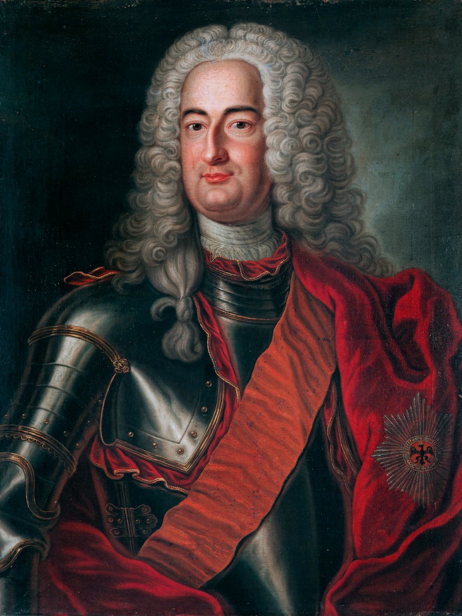 Retrato de Albert Wolfgang, conde de Schaumburg-Lippe (1699-1748) de Unbekannt