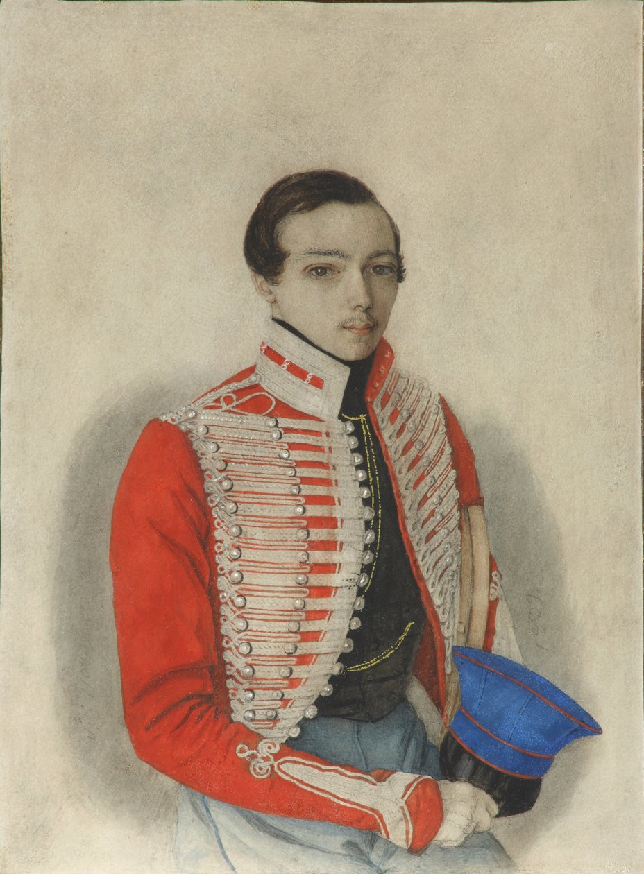 Retrato de Alexander Ivanovich Bezobrazov, 1839 de Unbekannt