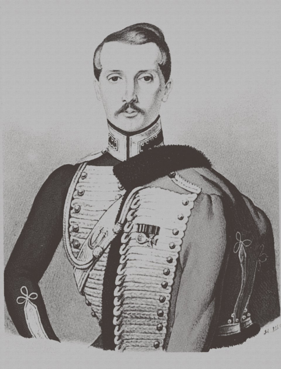Retrato de Alexey Nikolayevich Wulf 1805-1881, década de 1830 de Unbekannt