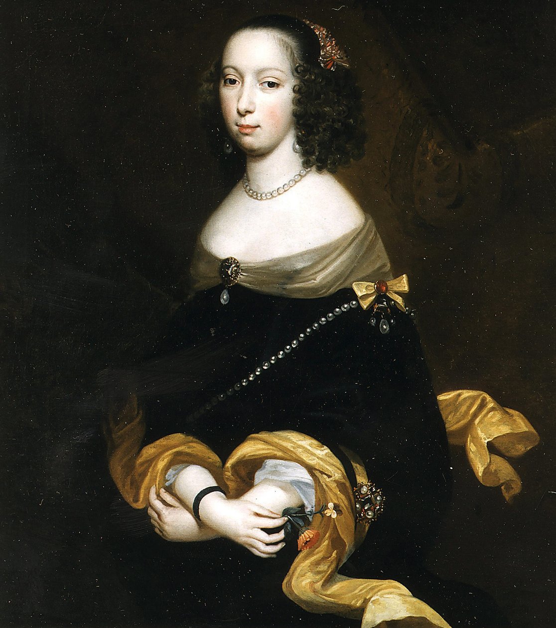 Retrato de Anne de Croÿ 1564-1635, Duquesa de Aarschot, 1633. de Unbekannt