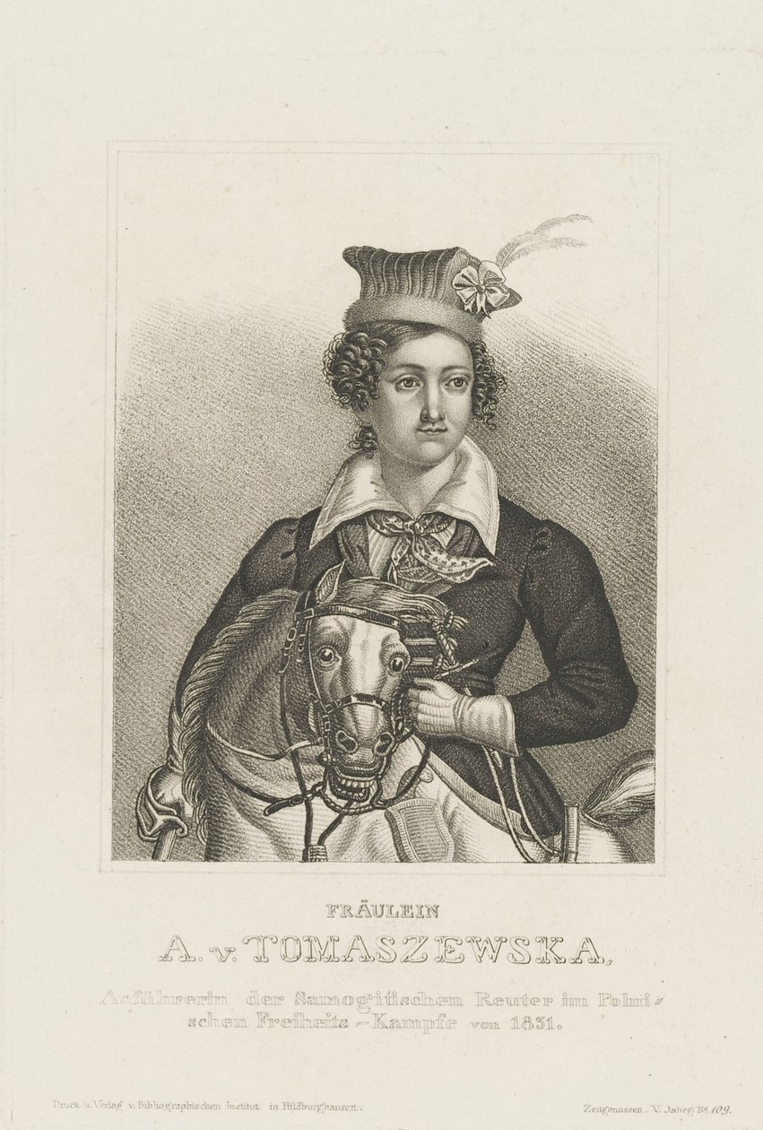 Retrato de Antonina Tomaszewska 1814-1883, C. 1850. de Unbekannt