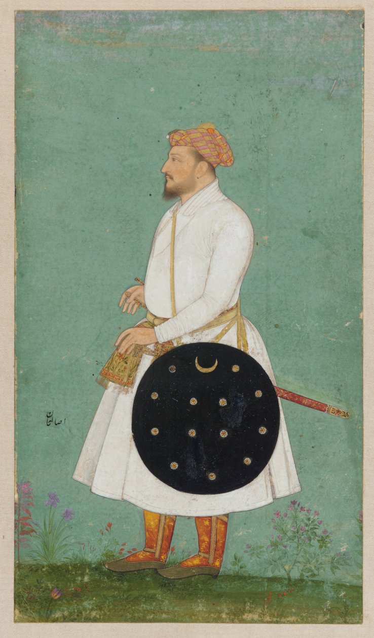 Retrato de Asalat Khan, ca. 1645. de Unbekannt