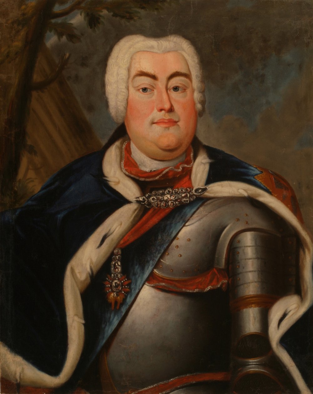 Retrato de Augusto III da Polônia de Unbekannt