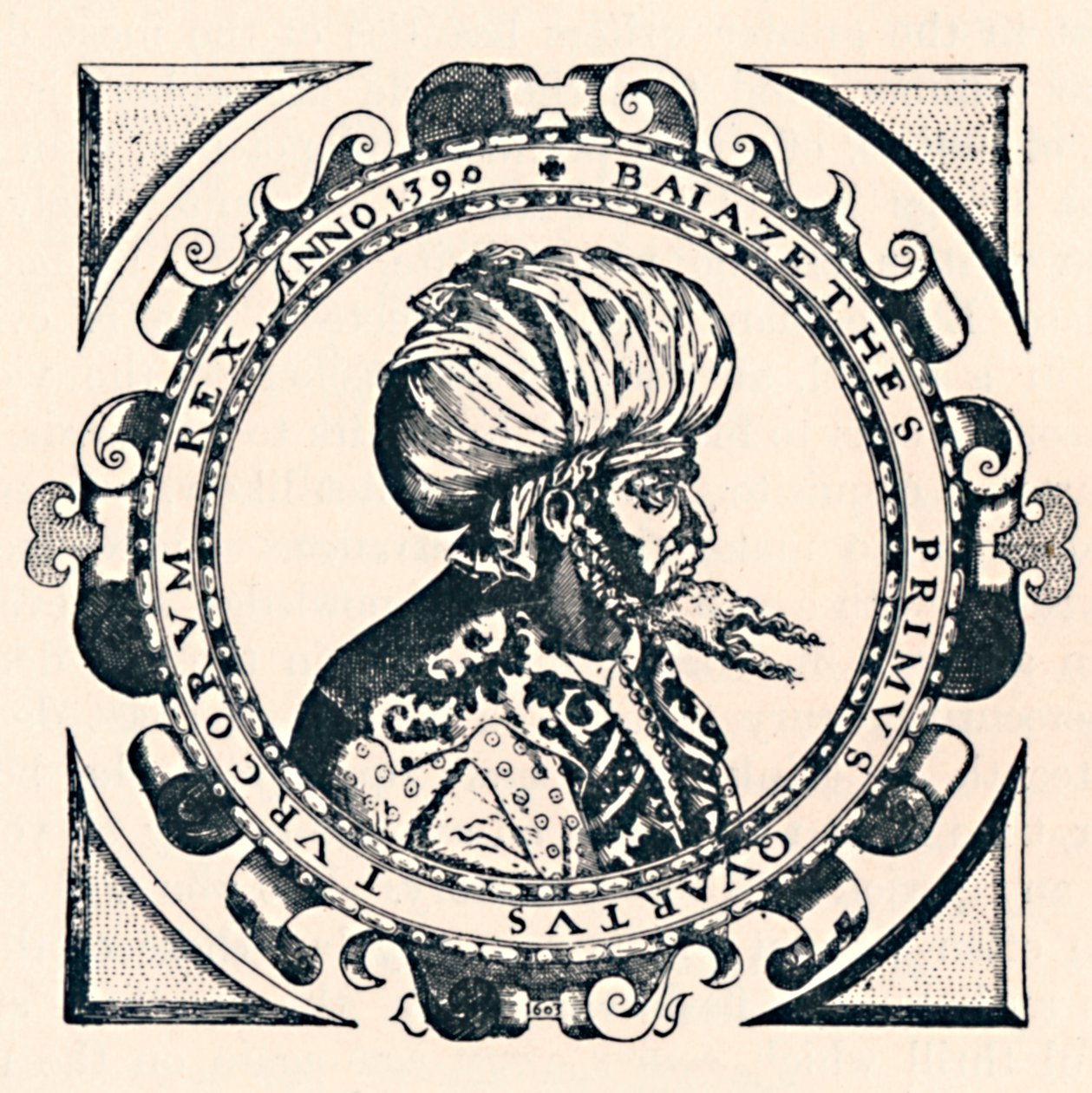 Retrato de Bajazet, 1603, 1903 de Unbekannt