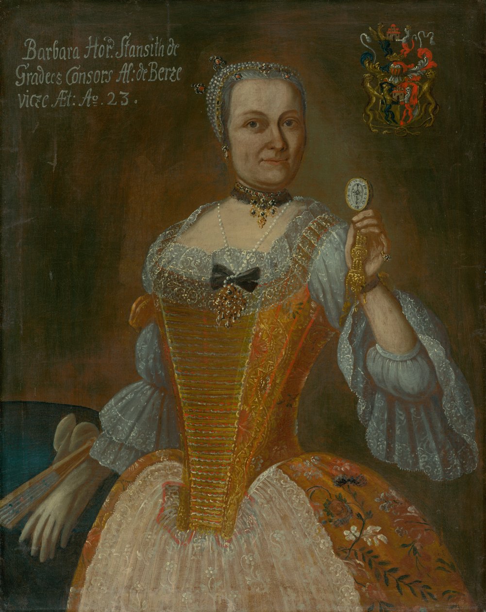 Retrato de Barbora Horváthová-Stančičová de Unbekannt
