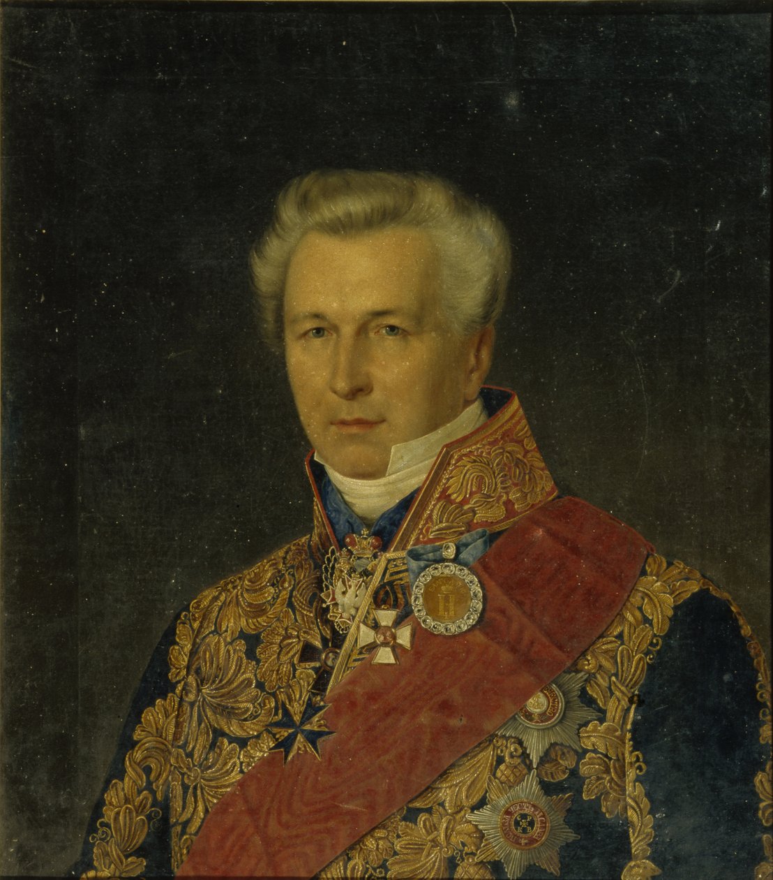 Retrato do Barão Leo Karlovich Bode 1787-1859, década de 1850 de Unbekannt