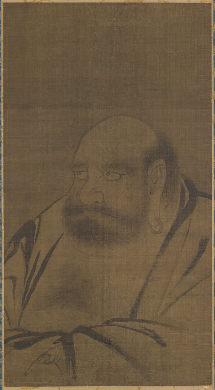 Retrato de Bodhidharma, século XIV. de Unbekannt