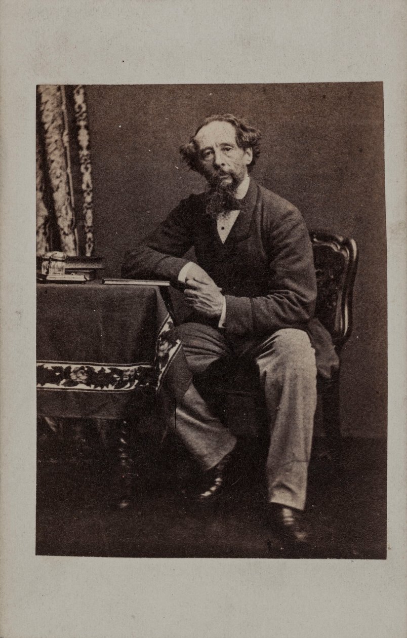 Retrato de Charles Dickens 1812-1870, 1860s. de Unbekannt