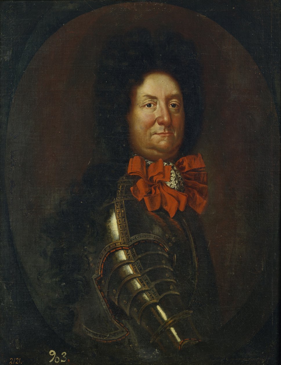 Retrato de Carlos III Filipe, Eleitor Palatino 1661-1742, c. 1710 de Unbekannt
