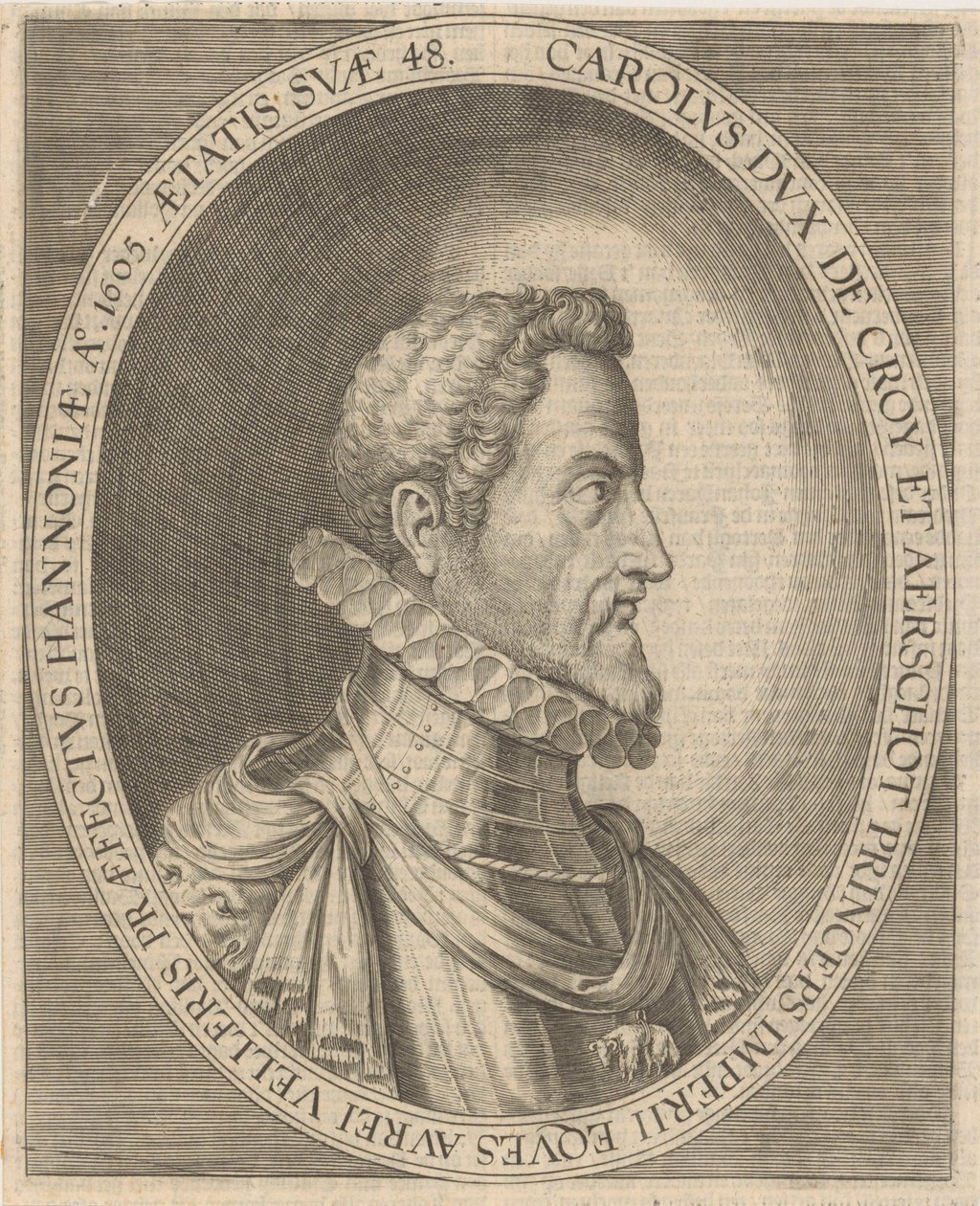 Retrato de Carlos III de Croÿ 1560-1612, 1600s. de Unbekannt