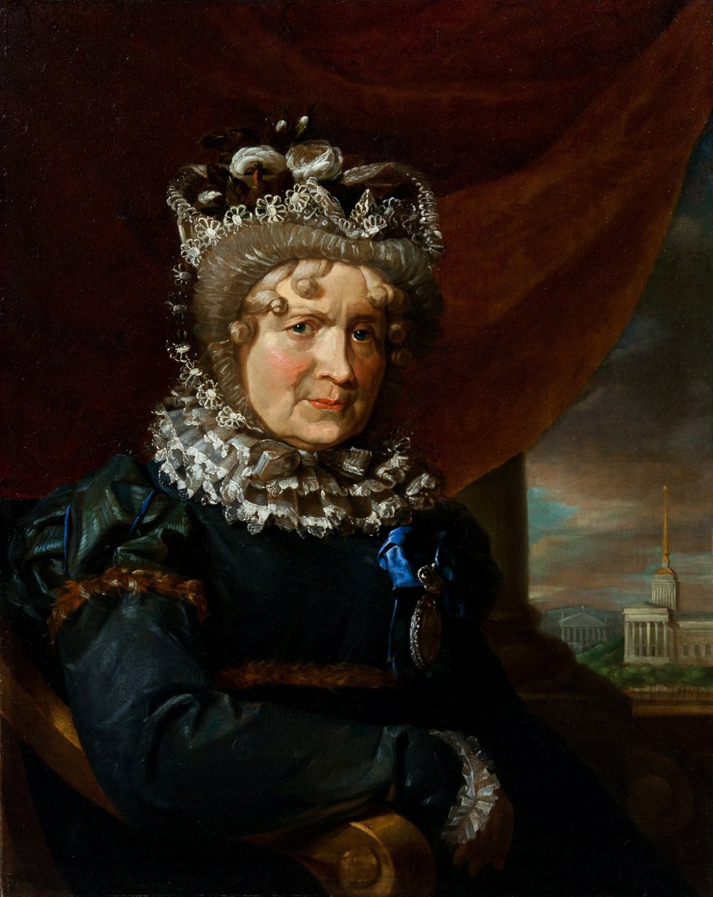 Retrato de Charlotte von Lieven, nascido von Gaugreben 1743-1828, 1831. de Unbekannt