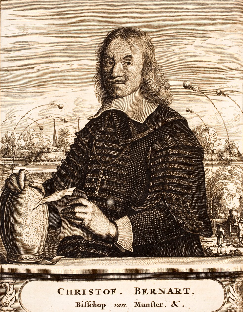 Retrato de Christoph Bernhard Freiherr von Galen 1606-1678, 1675. de Unbekannt