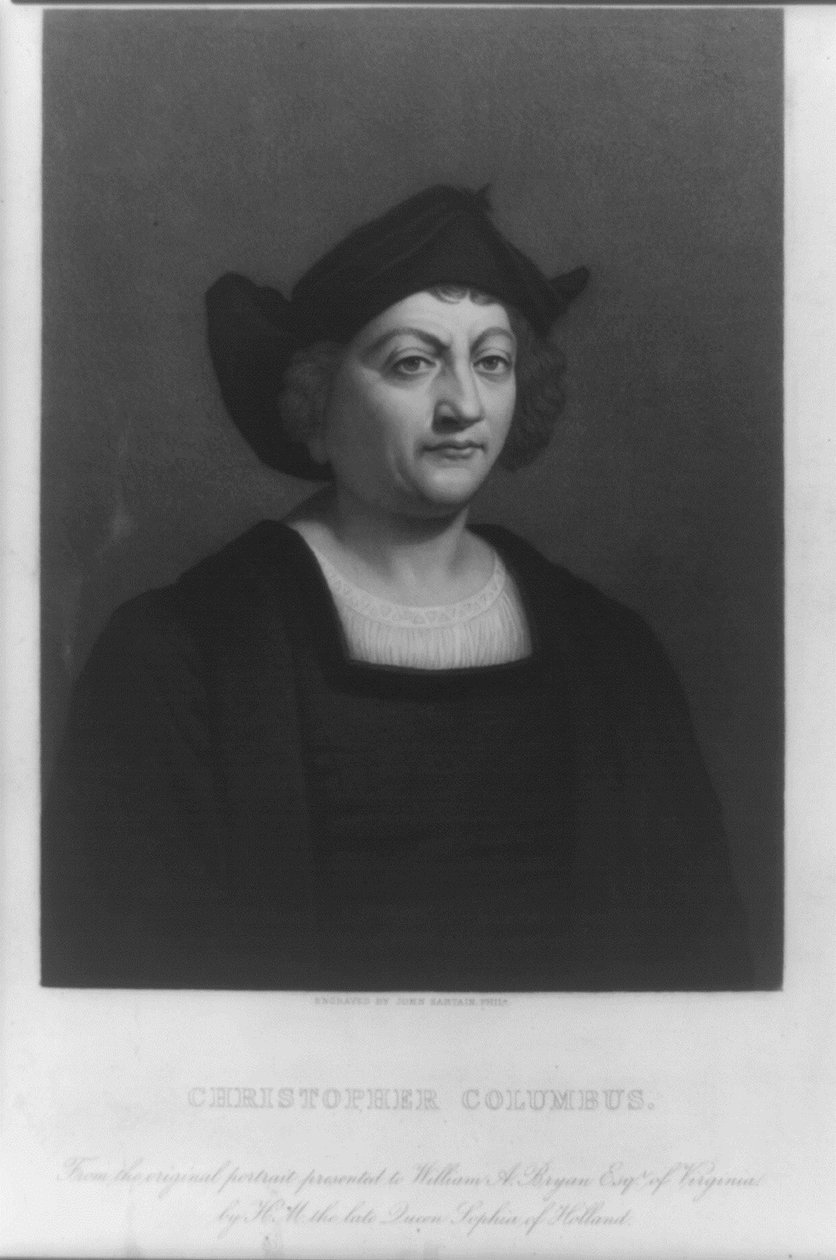 Retrato de Cristóvão Colombo de Unbekannt