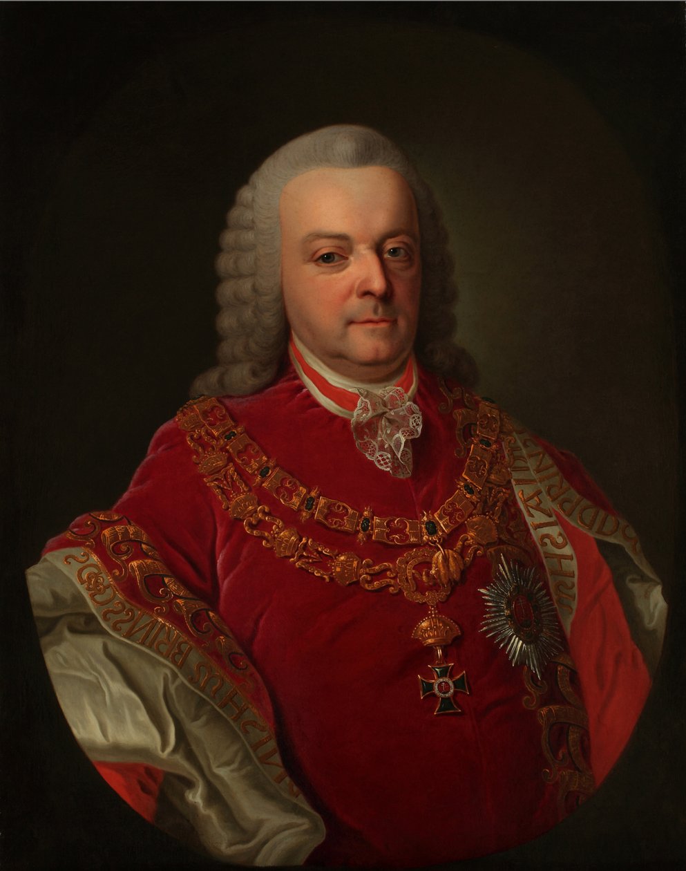 Retrato do conde Ferenc Esterházy de Galántha 1715-1785. de Unbekannt