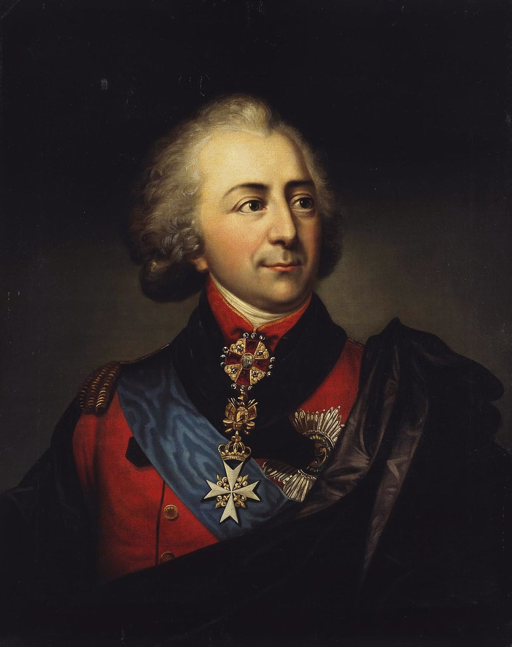 Retrato do conde Ivan Pavlovich Kutaysov, final do século XVIII de Unbekannt